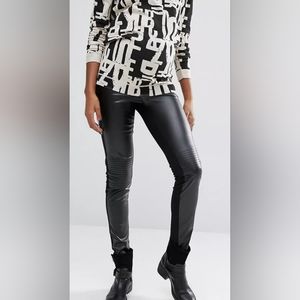 Noppies Maternity Pleather Moto Leggings